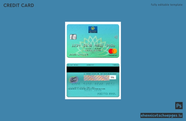 Beispielvorschau der Mastercard der Yemen Gulf Bank